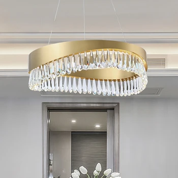 Италианската европейска модерна дневна, трапезария, спалня, персонални луксозни кристални лампа MDJY11038