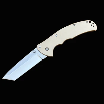 Код 4 Ловен EDC Многофункционален нож S35VN със сгъваем нож, улични ножове, спасителни инструменти за къмпинг, алуминиева дръжка