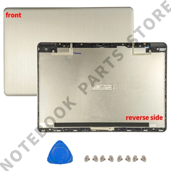 Резервни части за Лаптоп ASUS X411UQ S410U S4000U S4100V S4200U X411 S410U R421U LCD Дисплей на Задната част на Кутията Подмяна на Задния Капак на Алуминий Метал