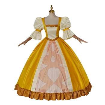Кристин Санчес Cosplay аниме костюм във Викториански стил Ренесанс Благородна принцеса рокля рококо Средновековна парти Бална рокля