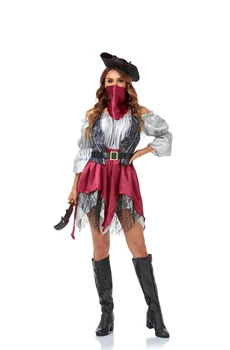 Пирати на Хелоуин костюм на пират за cosplay, униформи за възрастни, костюм за изяви